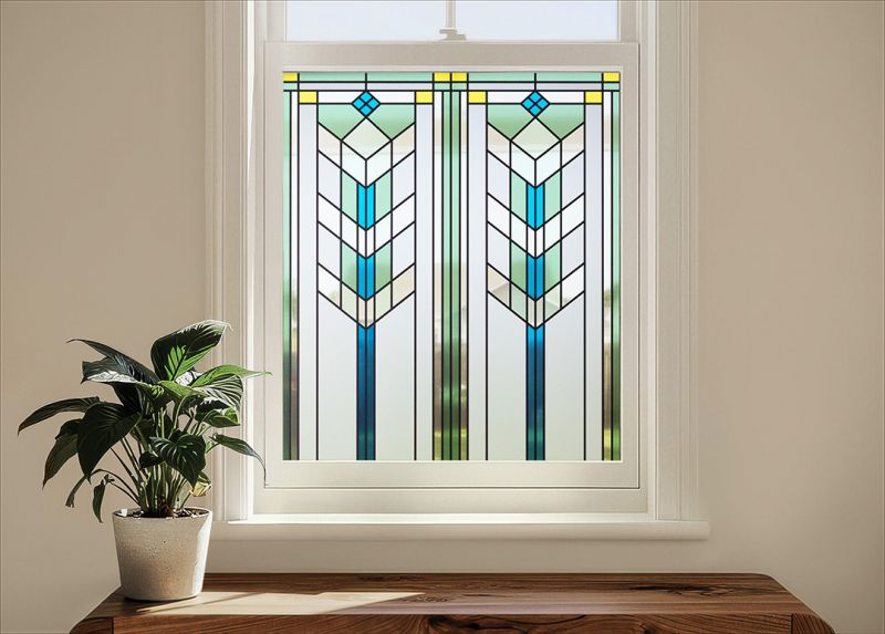 SXEG-3456-UG Prairie Flower Stained Glass